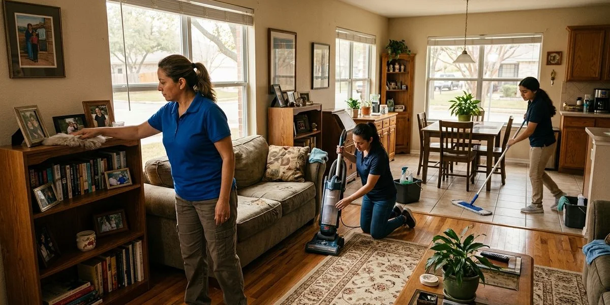 Deep Cleaning detail in San Antonio home