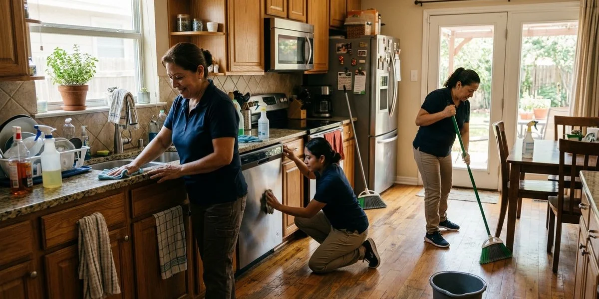 San Antonio Maid Services team at work